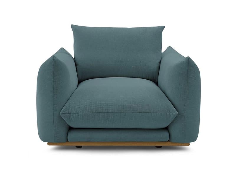 Sessel BOBOCHIC ERNEST Stoff dunkelblau