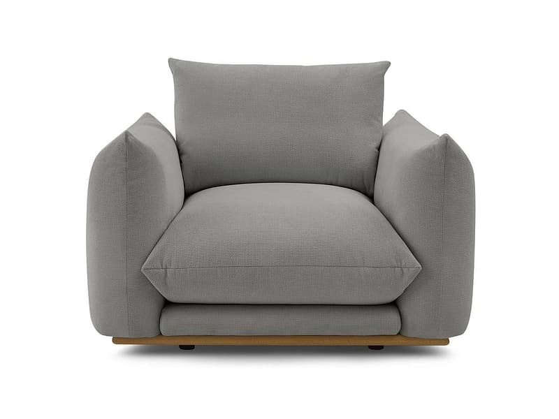 Sessel BOBOCHIC ERNEST Stoff dunkelgrau