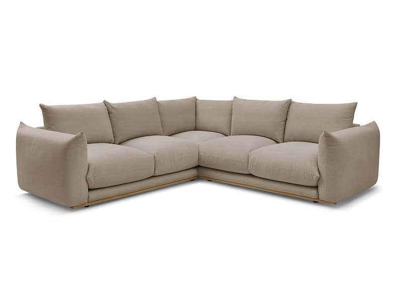 Ecksofa BOBOCHIC ERNEST Stoff taupe