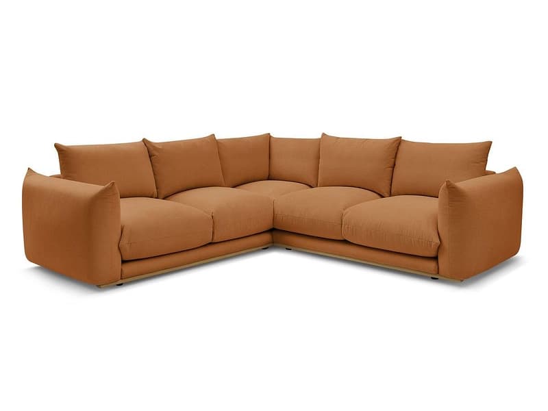Ecksofa BOBOCHIC ERNEST Stoff orange