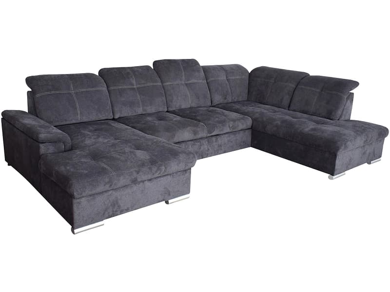 Ecksofa BRUNO Stoff anthrazit