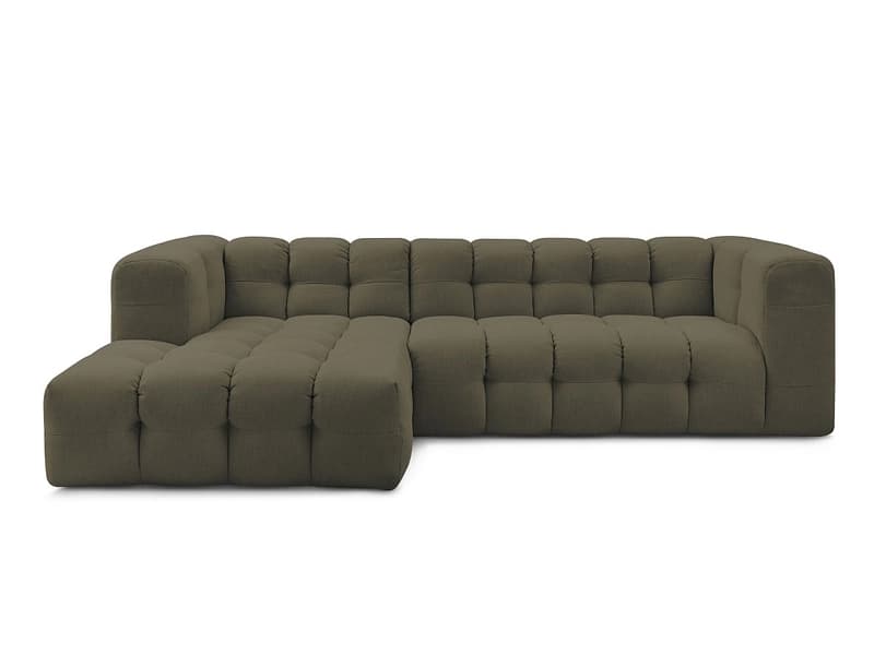 Ecksofa BOBOCHIC CLOUD Stoff grün