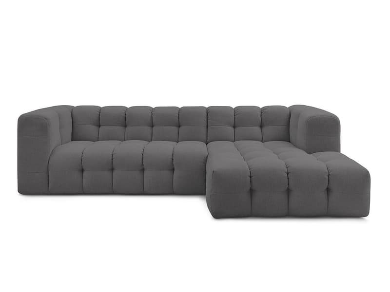 Ecksofa BOBOCHIC CLOUD Stoff dunkelgrau