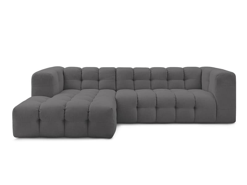 Ecksofa BOBOCHIC CLOUD Stoff dunkelgrau