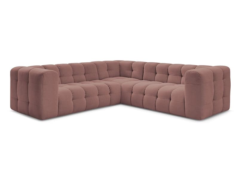 Ecksofa BOBOCHIC CLOUD Stoff rosa