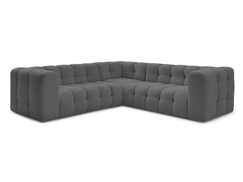 Ecksofa BOBOCHIC CLOUD Stoff dunkelgrau