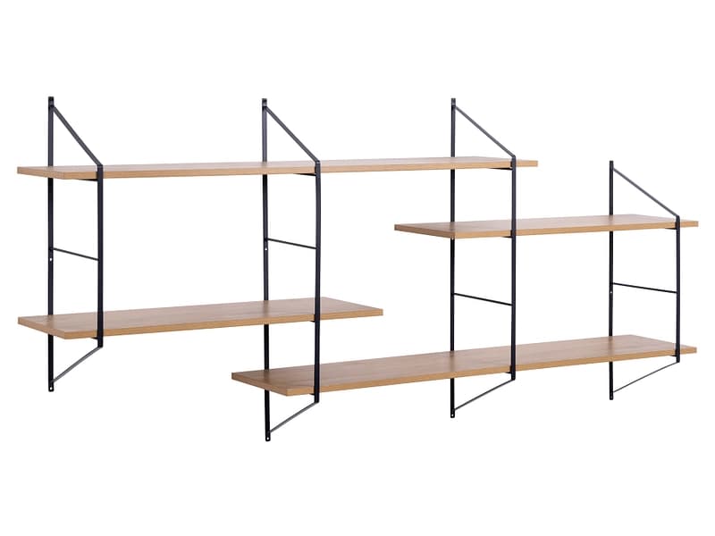 Wandregal BELFAST 25.5x191x79cm eiche