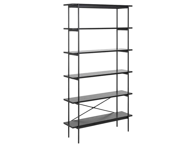 Regal LOGAM 94x27x172cm schwarz