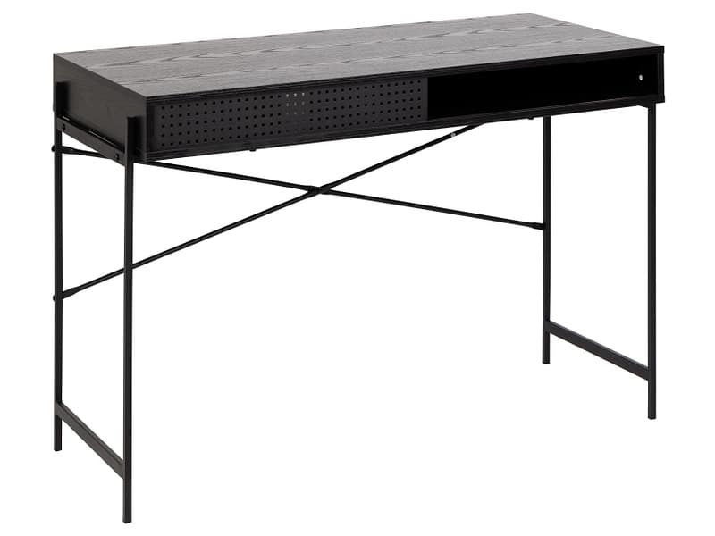 Schreibtisch LOGAM 50x110x75cm schwarz