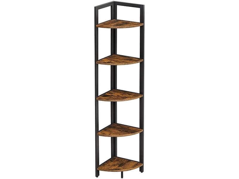 Eckregal SONGMICS RUSTIK 30x30x150cm braun