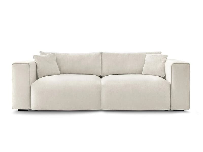 3er Sofa BOBOCHIC EZECHIEL Stoff beige