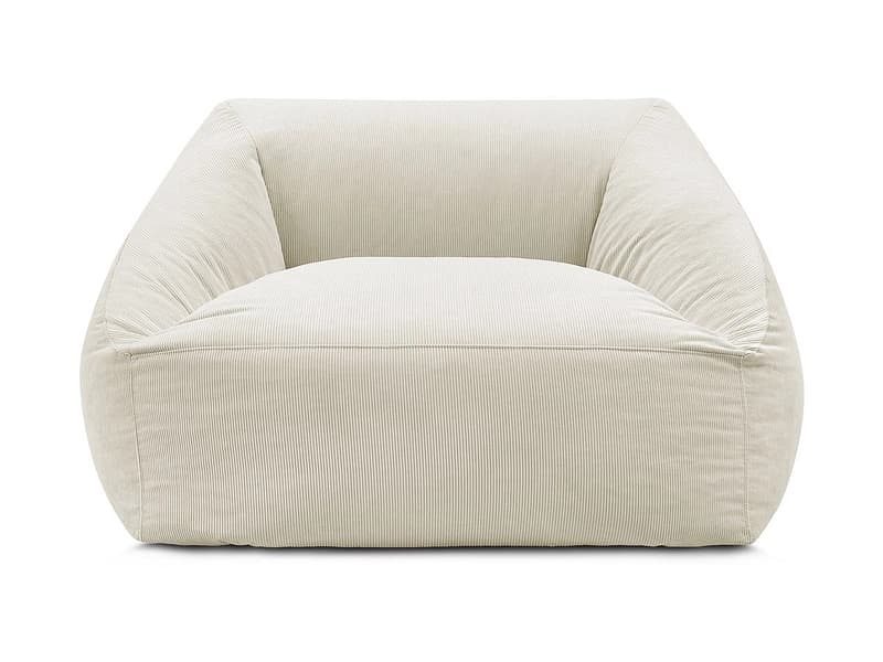 Hocker BOBOCHIC LILIBET 125x125x77cm cord-stoff beige