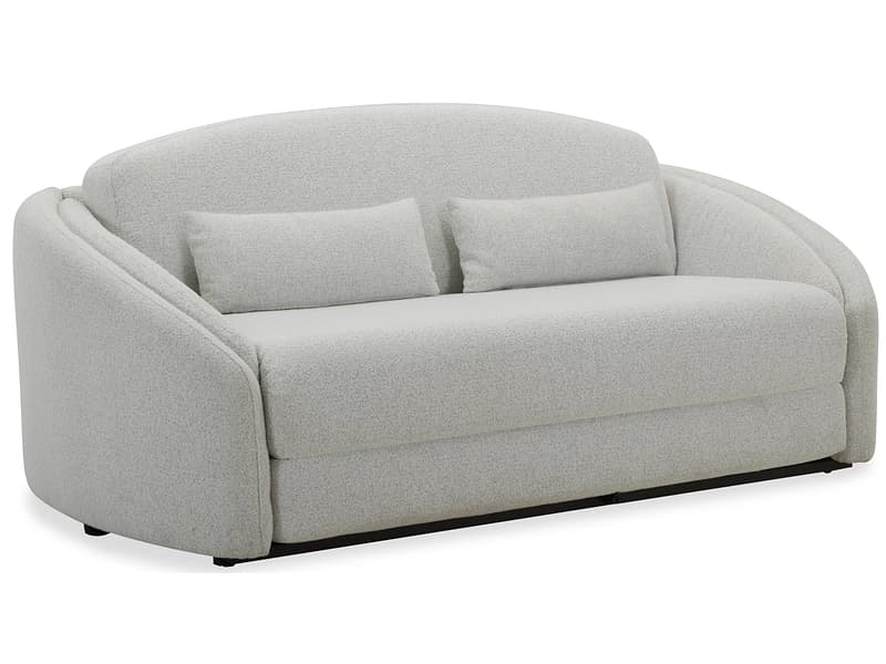 Bettsofa WUBAO Stoff hellgrau