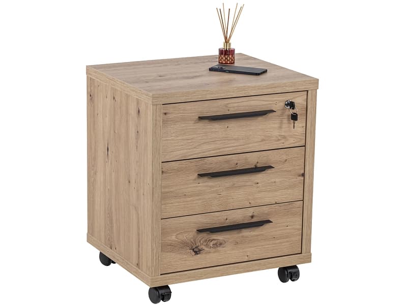 Schubladenelement RIVA 3 Schubladen artisan eiche