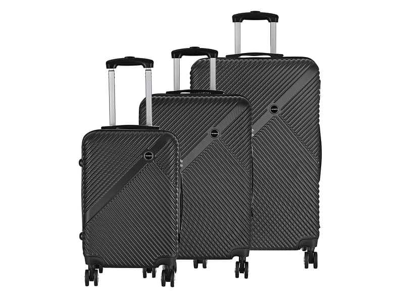 WAYFARER Set mit 3 Koffern schwarz