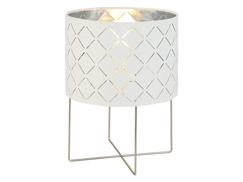Tischlampe CARLA 32cm grau
