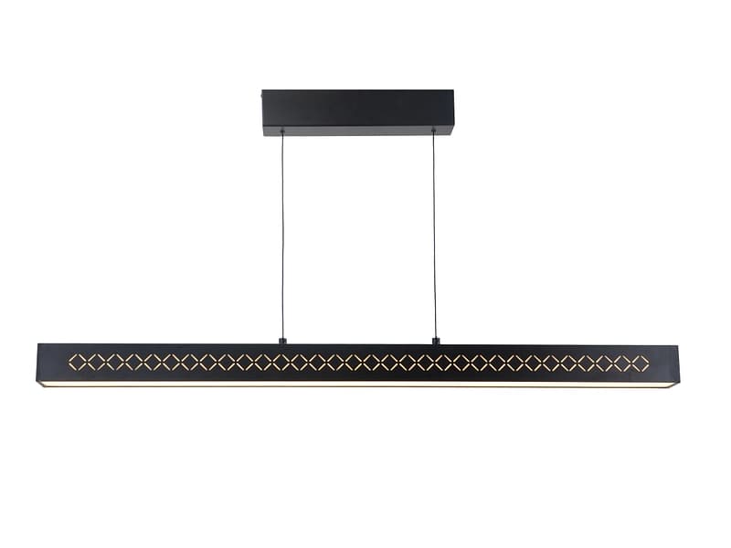 Hängelampe PRESTON LED 100x120cm 3x24W schwarz