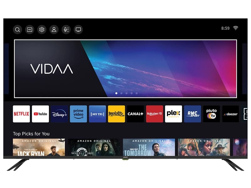 POLAROID TV QLED VIDAA BORDERLESS, 55''/139cm 4K