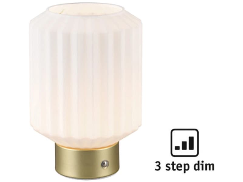 Tischlampe LED LORD variable Intensität 19.5cm 1.5W goldfarben