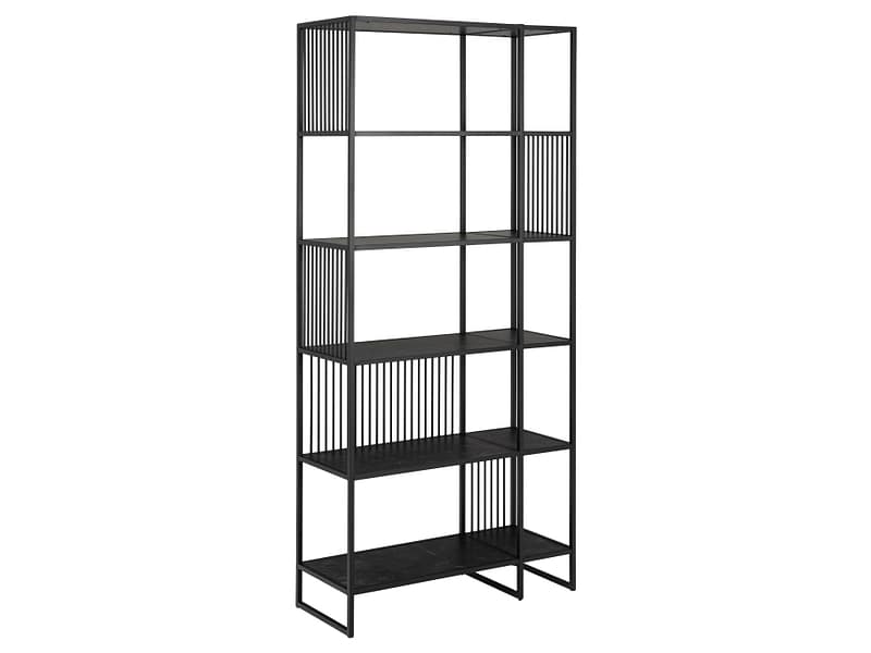 Regal RAY 35x85x185cm metall schwarz