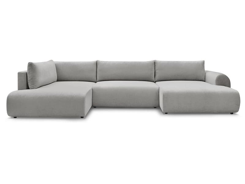 Wohnlandschaft BOBOCHIC LUCIEN Stoff hellgrau