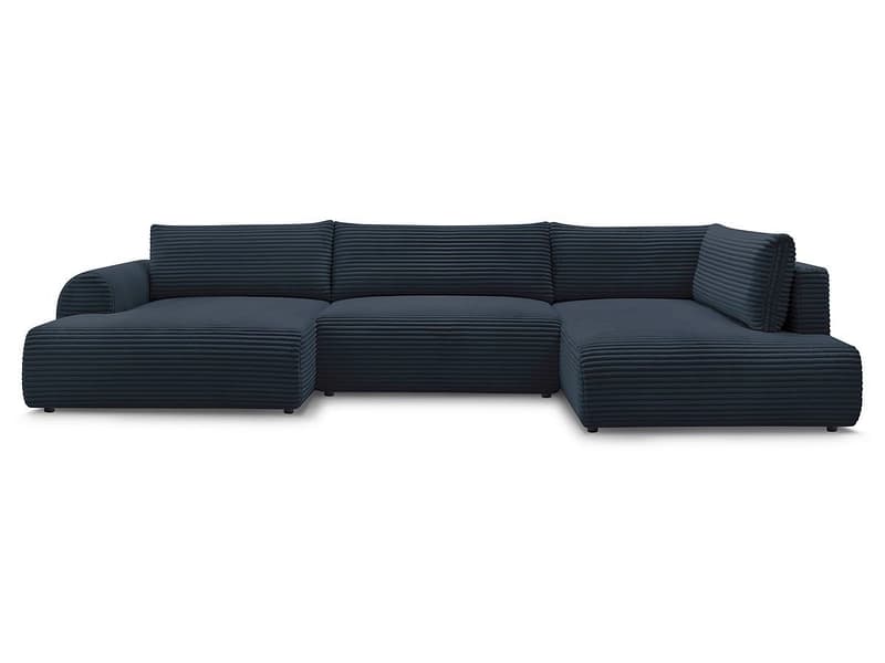 Wohnlandschaft BOBOCHIC LUCIEN Cord-Stoff dunkelblau