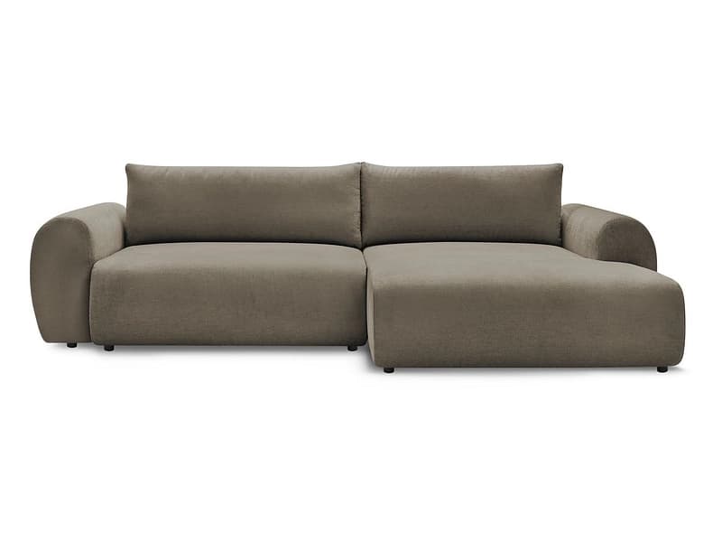 Ecksofa BOBOCHIC LUCIEN Stoff taupe