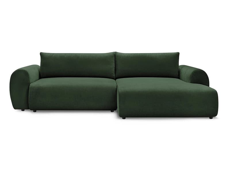 Ecksofa BOBOCHIC LUCIEN Stoff grün