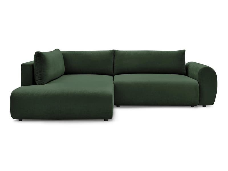 Ecksofa BOBOCHIC LUCIEN Stoff grün