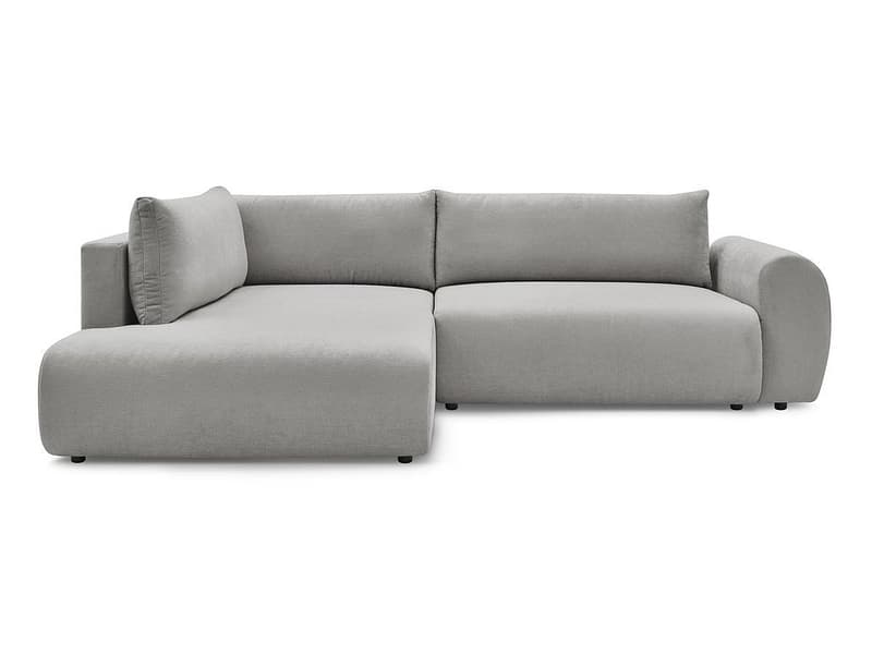 Ecksofa BOBOCHIC LUCIEN Stoff hellgrau