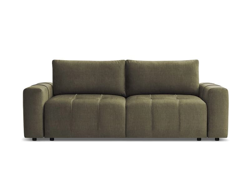 3er Sofa BOBOCHIC ARSENE Samt grün
