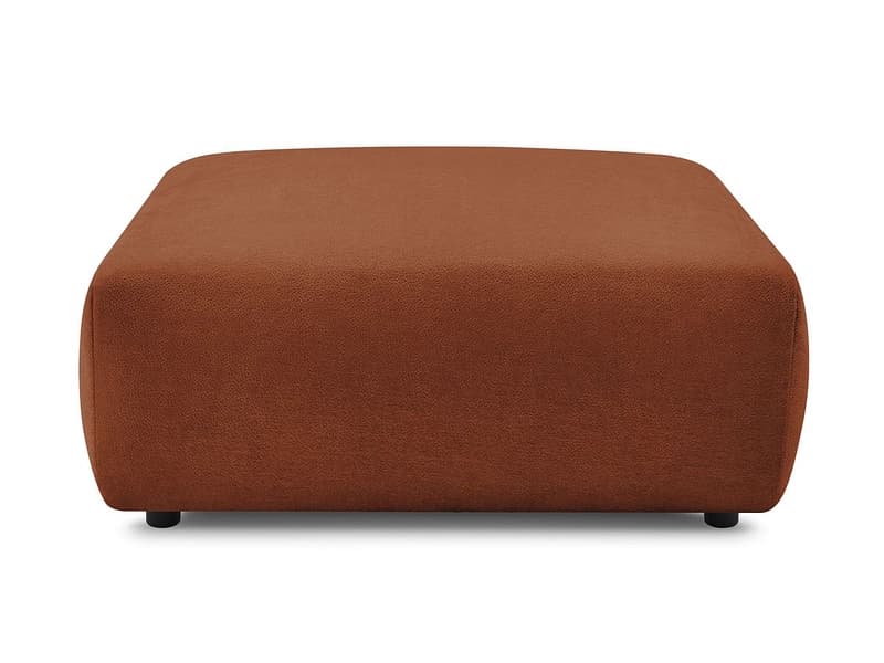 Hocker BOBOCHIC LUCIEN 108x108x46cm stoff orange