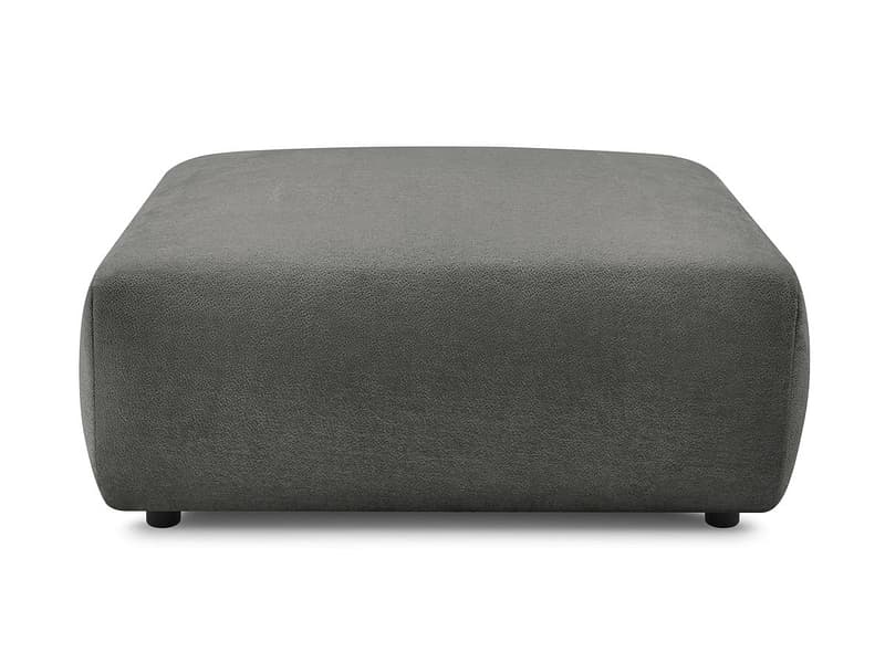 Hocker BOBOCHIC LUCIEN 108x108x46cm stoff dunkelgrau