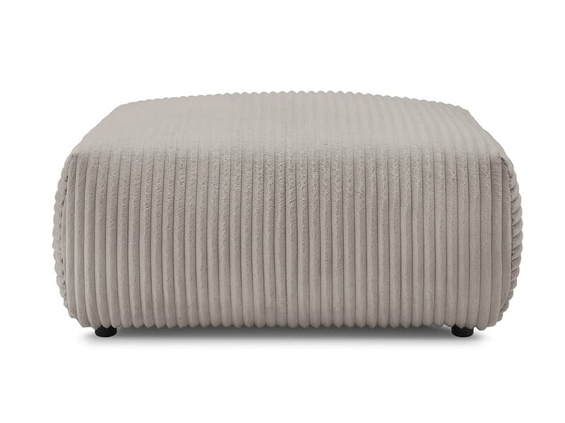 Hocker BOBOCHIC LUCIEN 108x108x46cm cord-stoff taupe