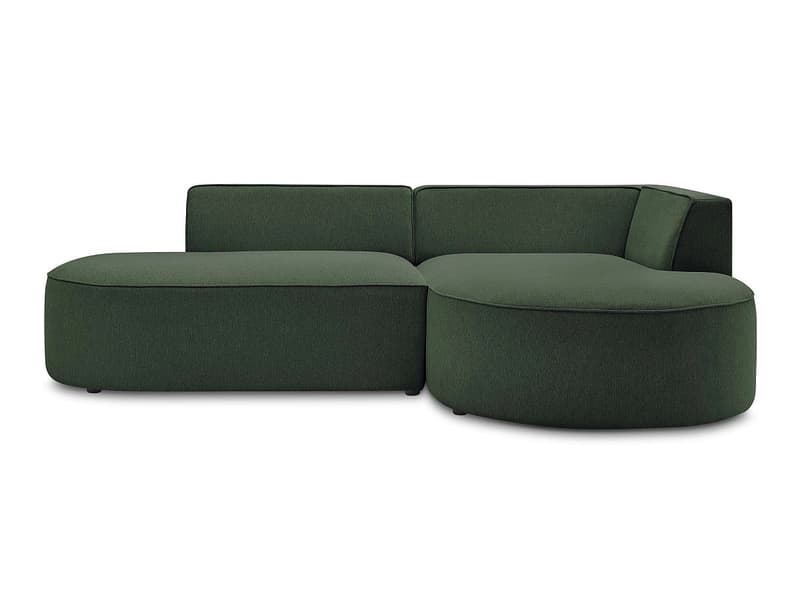 Ecksofa BOBOCHIC ROUSSEAU Stoff chiniert grün