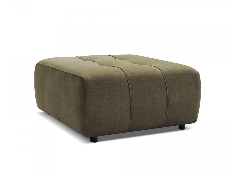 Hocker BOBOCHIC ARSENE 100x100x45cm samt grün