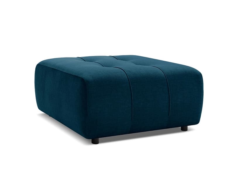 Hocker BOBOCHIC ARSENE 100x100x45cm samt blau