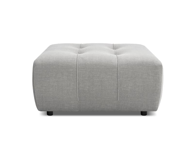 Hocker BOBOCHIC ARSENE 100x100x45cm samt hellgrau