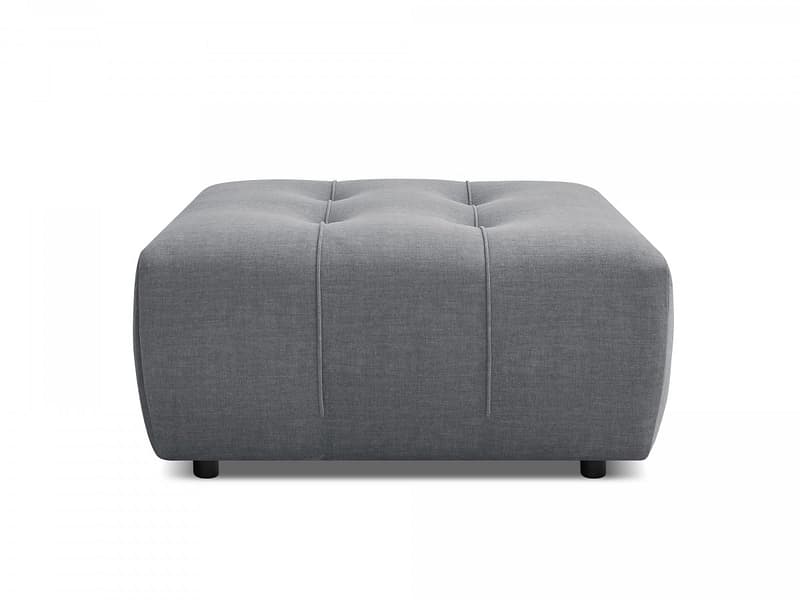 Hocker BOBOCHIC ARSENE 100x100x45cm samt dunkelgrau