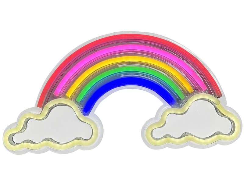 Dekorationsobjekt LED RAINBOW 20cm mehrfarbig
