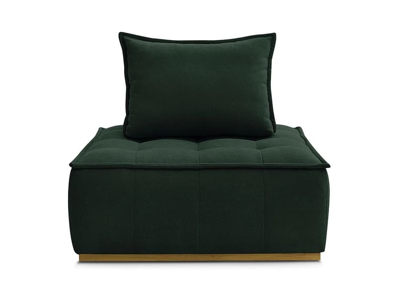 Modulare Sessel für Sofa BOBOCHIC ELISA Stoff mit Textur grün