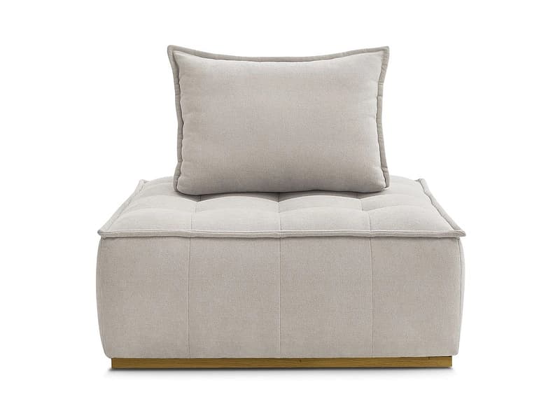 Modulare Sessel für Sofa BOBOCHIC ELISA Stoff mit Textur beige