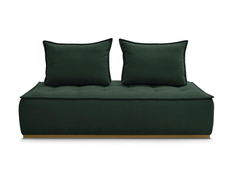 Modulare Sessel für Sofa BOBOCHIC ELISA Stoff mit Textur grün