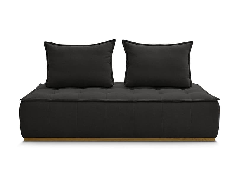 Modulare Sessel für Sofa BOBOCHIC ELISA Stoff mit Textur schwarz