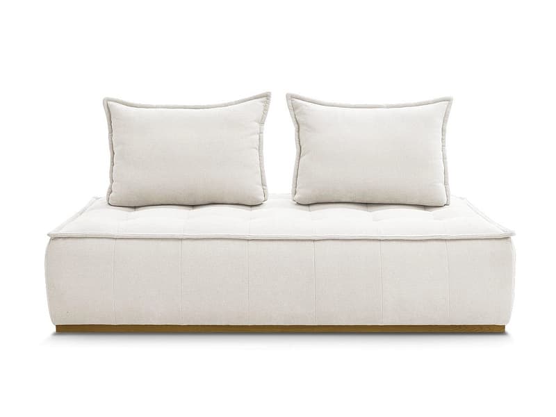 Modulare Sessel für Sofa BOBOCHIC ELISA Stoff mit Textur weiss