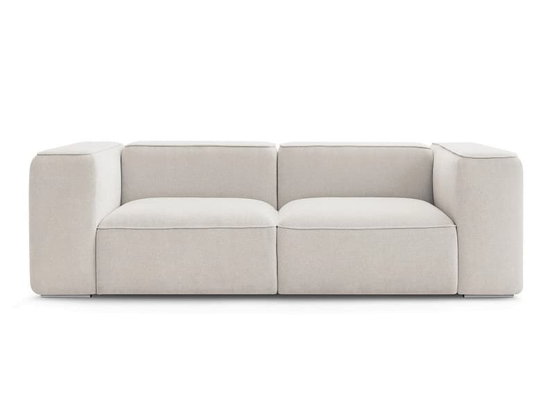 2er Sofa BOBOCHIC ZEPHYR Stoff mit Textur beige