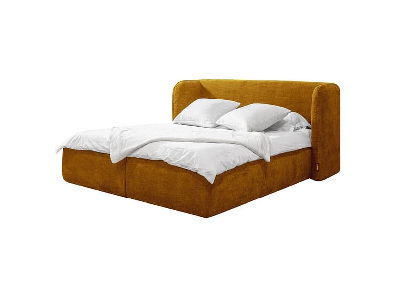 Kastenbett BOBOCHIC LOUISE 180x200cm mdf gelb