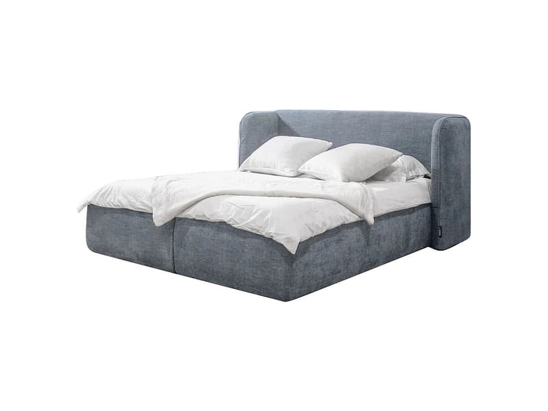 Kastenbett BOBOCHIC LOUISE 180x200cm mdf hellgrau