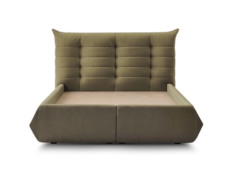 Kastenbett BOBOCHIC CLOTHILDE 180x200cm spanplatte grün