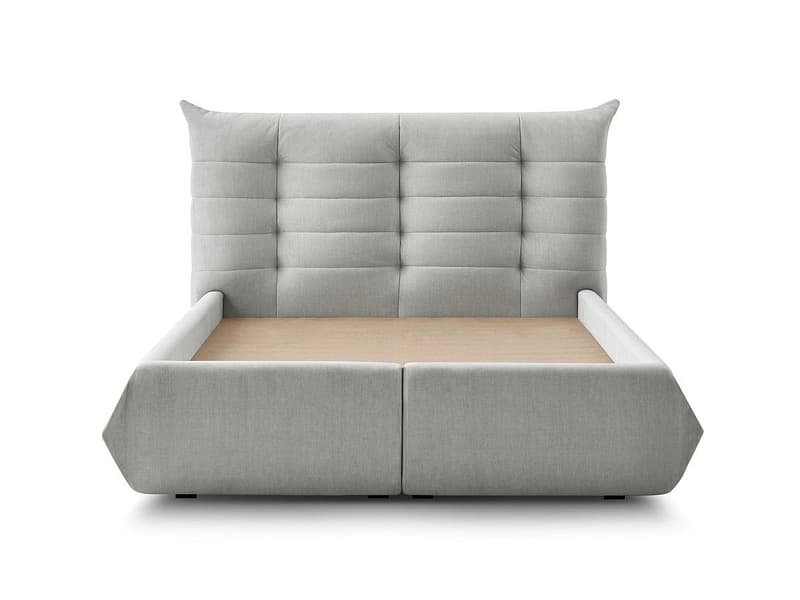 Kastenbett BOBOCHIC CLOTHILDE 180x200cm spanplatte hellgrau